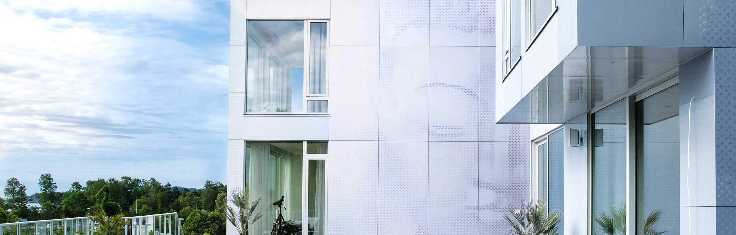 Sandefjord Villa STENI Vision and Colour Rainscreen Panels