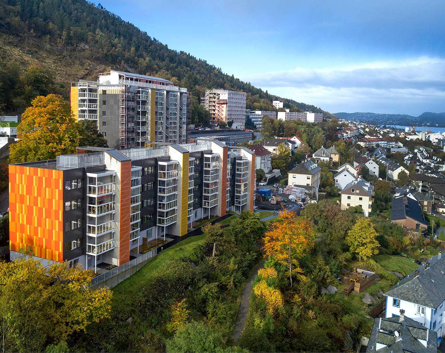 Solheimslien Housing Cooperative STENI Panels