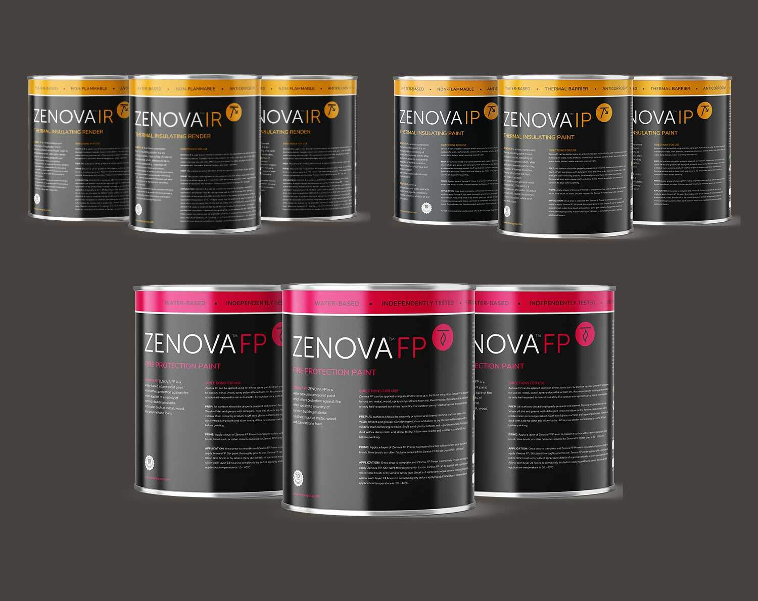 Zenova Thermal Insulating and Fire Protection Paints