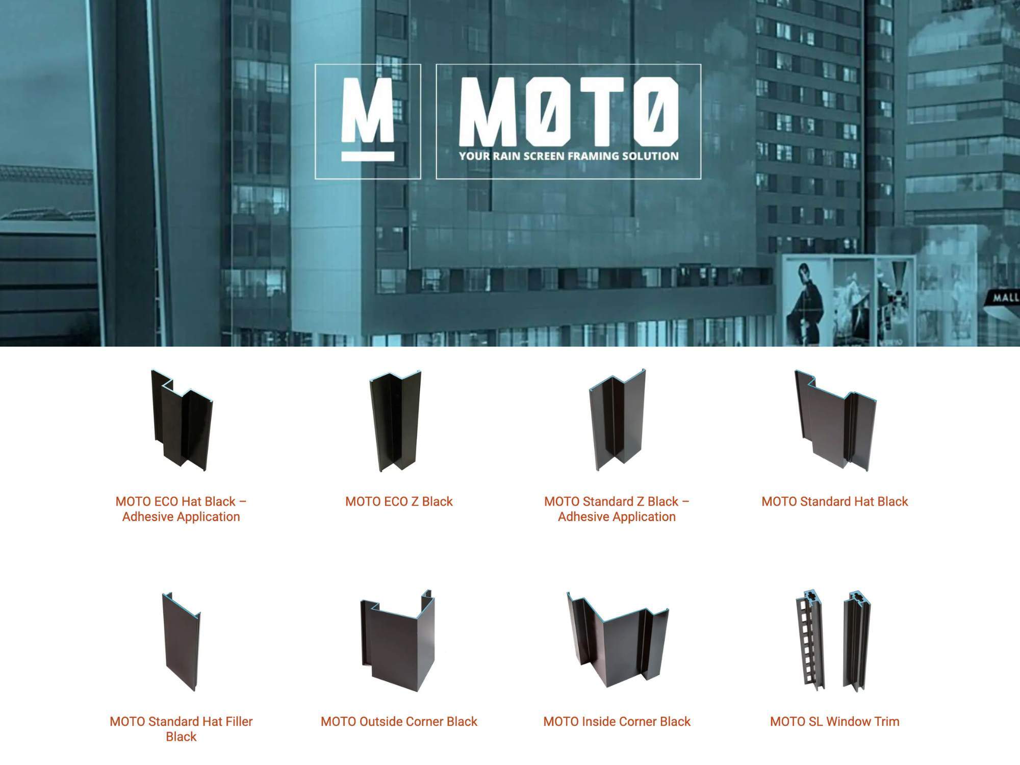 MOTO Aluminum Rainscreen Framing Solutions