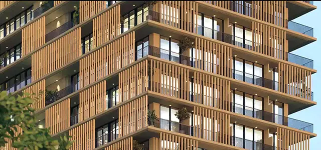 ForMe Wood Grain Aluminum Cladding and Battens